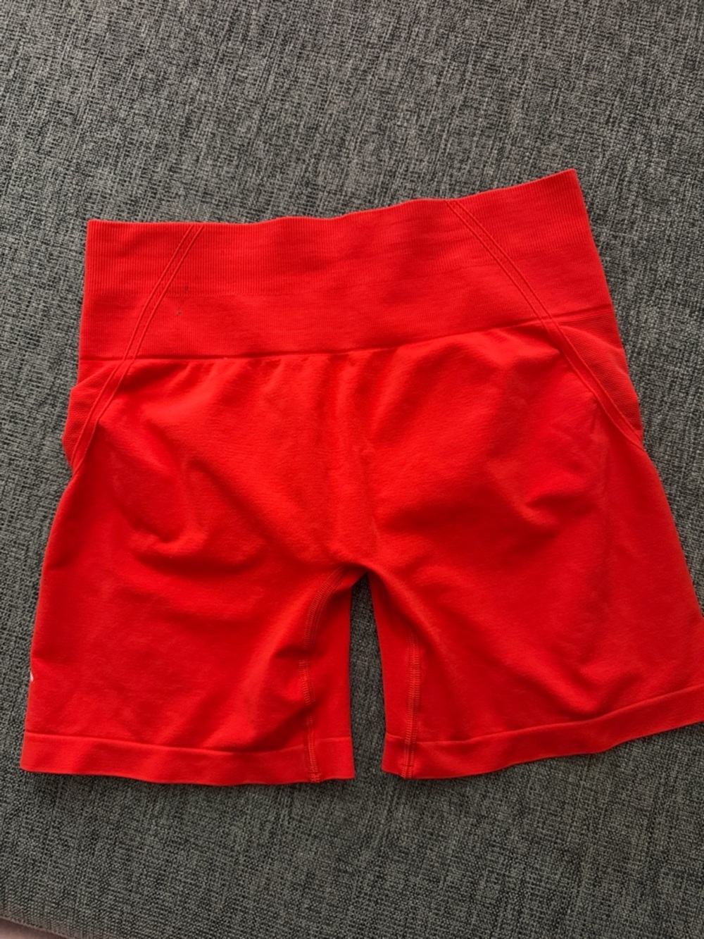 Oner Active Women's High-Waist Red Bike Shorts